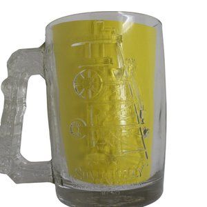 Silver Legacy Resort Casino Reno Nevada Heavy Glass 24 oz Mug Stein Oil Rig